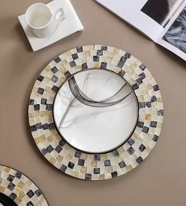 Plaid Shell Place mat-F - Image 4