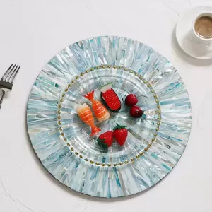 Flat Beautiful Blue Place mat A