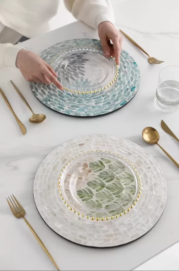 Colorful pattern plate L