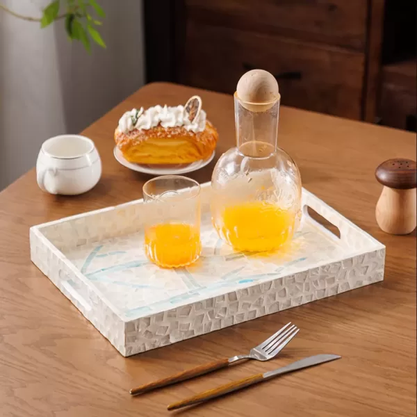 Pearl Oyster Shell Ocean Decor Tray-S