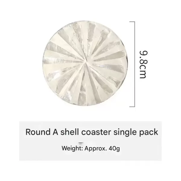 Shell Coasters Set-T - Image 2