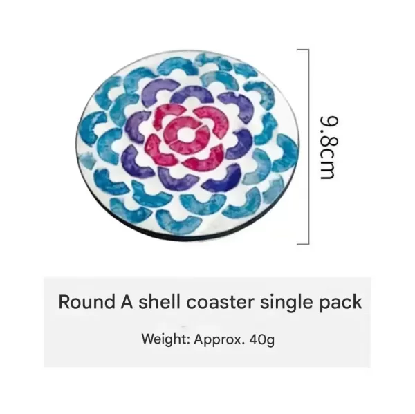 Shell Coasters Set-T - Image 4