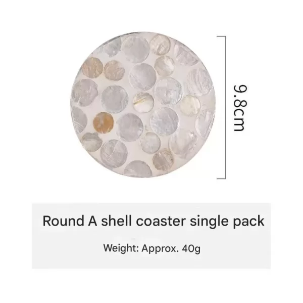 Shell Coasters Set-T - Image 3