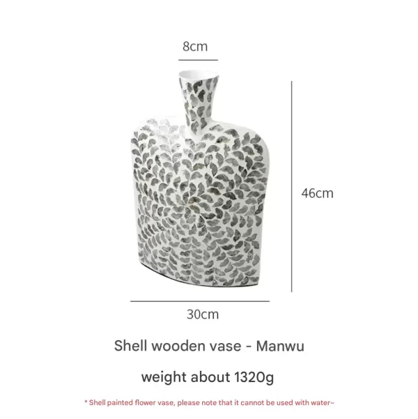 Classic Tableware-Inspired Shell Vase– A Touch of Nature’s Elegance - Image 2