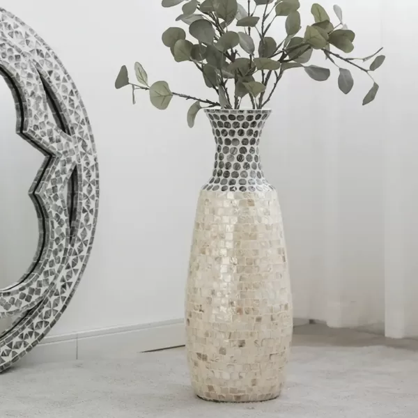 Creative Large Shell Vase – Luxurious Floor & Table Décor - Image 3