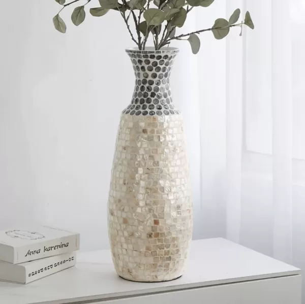 Creative Large Shell Vase – Luxurious Floor & Table Décor - Image 4